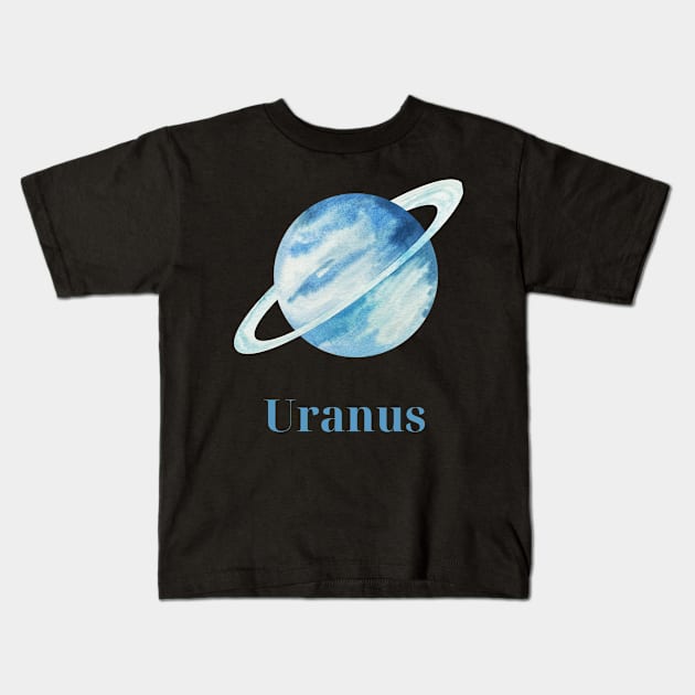 Uranus Kids T-Shirt by DuViC